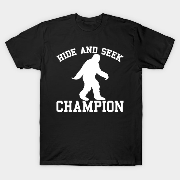 Hide and Seek Champion T-Shirt by Mariteas